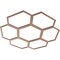 Ekena Millwork Florin Wood Fretwork Pierced Ceiling Medallion, Wood (Paint Grade), 26"OD x 9 1/8"ID x 3/8"T CMWP26X26X0375FOMF - alternate 4